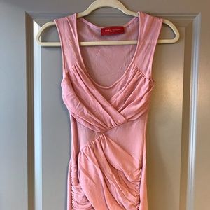 Light pink bodycon dress